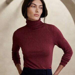 NWT Sabel Wool Blend Turtleneck T-Shirt